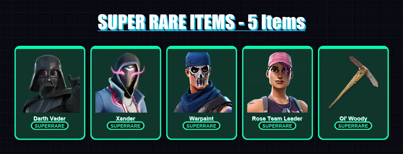 [PC/XBOX/PSN] | Darth Vader | Xander | Warpaint | Rose Team Leader | Mandalorian | 97 skin | 129 pickaxe | 109 emote | 118 glider | Lv1473