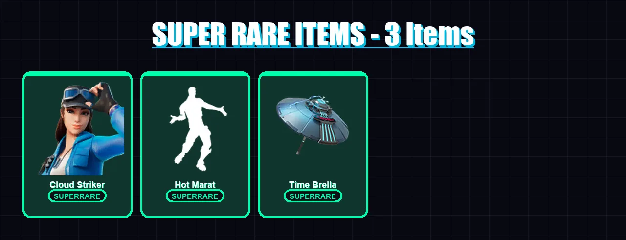 [PC/XBOX] | Cloud Striker | Blackheart | Hybrid | Santa Dogg | Hairpin | 24 skin | 52 pickaxe | 54 emote | 60 glider | Lv756