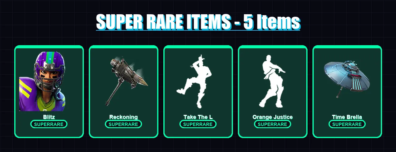 [PC] | Blitz | Calamity | Zenith | Dark Voyager | Drift | 27 skin | 32 pickaxe | 31 emote | 36 glider | Lv582