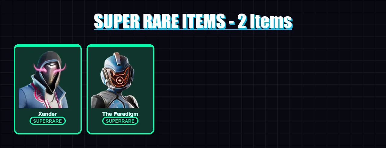 [PC/XBOX] | Xander | The Paradigm | Magnus | Malik | Catalyst | 70 skin | 110 pickaxe | 88 emote | 74 glider | Lv1191