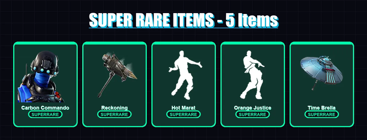 [PC/XBOX/PSN] | Carbon Commando | Calamity | Drift | A.I.M. | The Ice King | 89 skin | 83 pickaxe | 118 emote | 96 glider | Lv1291