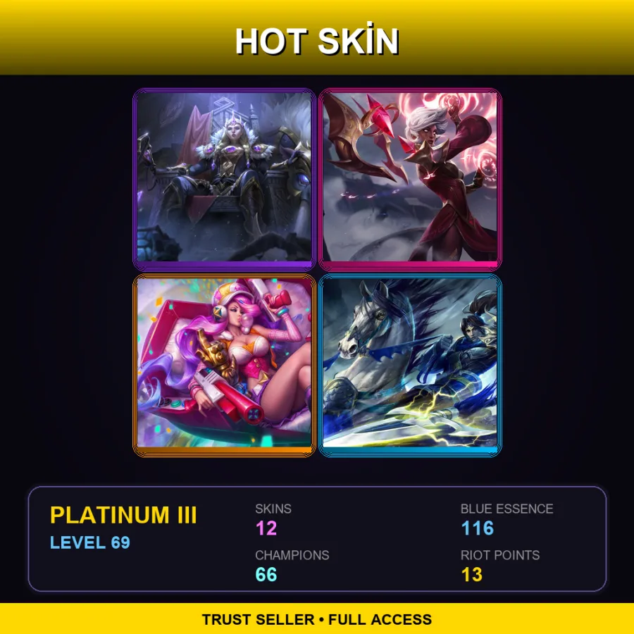 BR | Lv69 | Platinum III | 12 Skin | 66 Champ