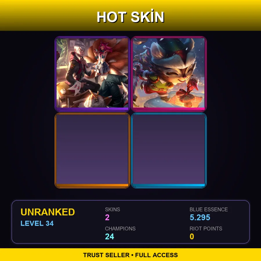 NA | Lv34 | Unranked | 2 Skin | 24 Champ — Happy Elf Teemo