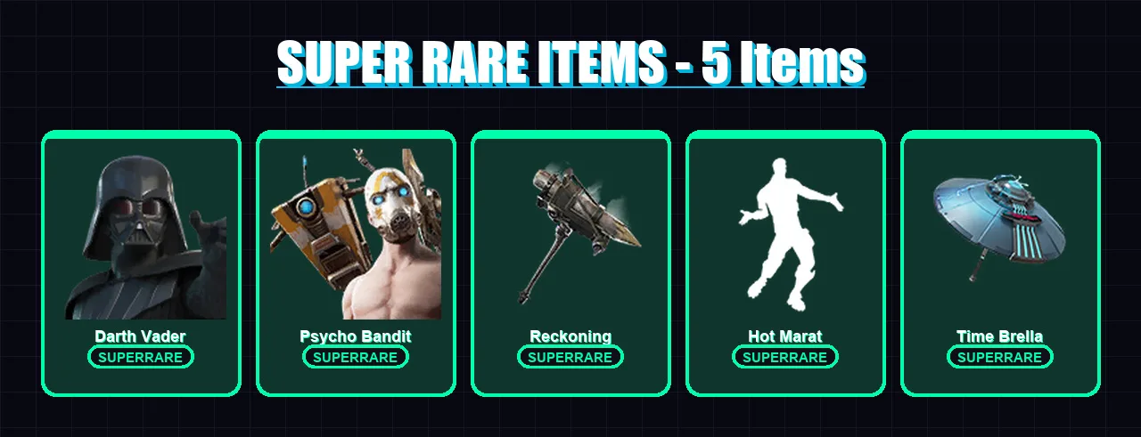 [PC/PSN] | Darth Vader | Psycho Bandit | Ronin | Shogun | The Imagined | 291 skin | 321 pickaxe | 327 emote | 178 glider | Lv2075