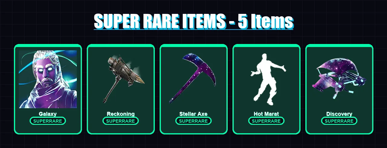 [PS4/PS5/XBOX/PC] | Galaxy | Ronin | Catalyst | The Prisoner | Hybrid | 93 skin | 103 pickaxe | 87 emote | 86 glider | Lv1076