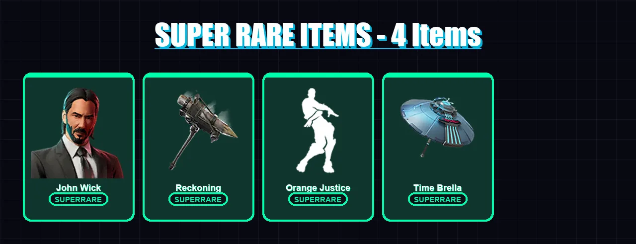 [PC/XBOX/PSN] | John Wick | Rox | Omegarok | Sentinel | Valeria | 50 skin | 52 pickaxe | 44 emote | 54 glider | Lv789 — Fortnite account
