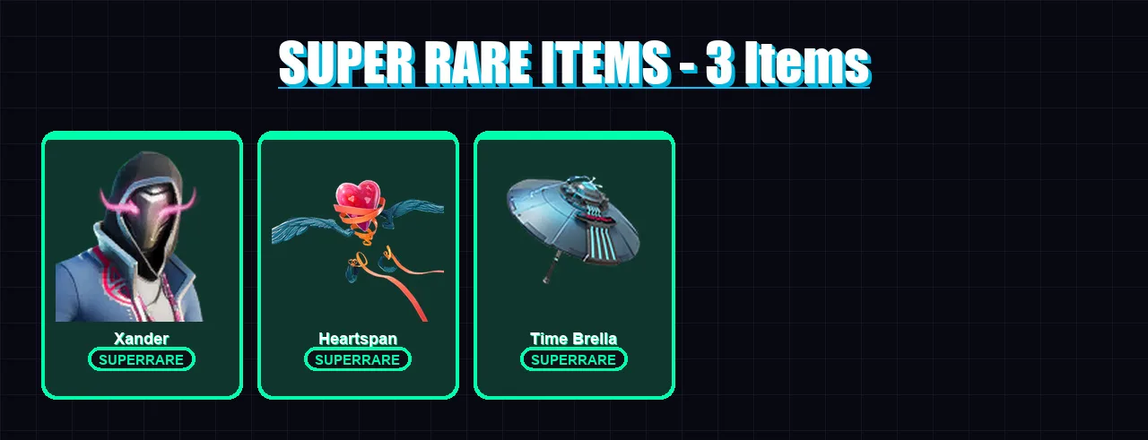 [PC/XBOX] | Xander | Era | Kado Thorne | Blackheart | Mandalorian | 43 skin | 72 pickaxe | 56 emote | 61 glider | Lv1403