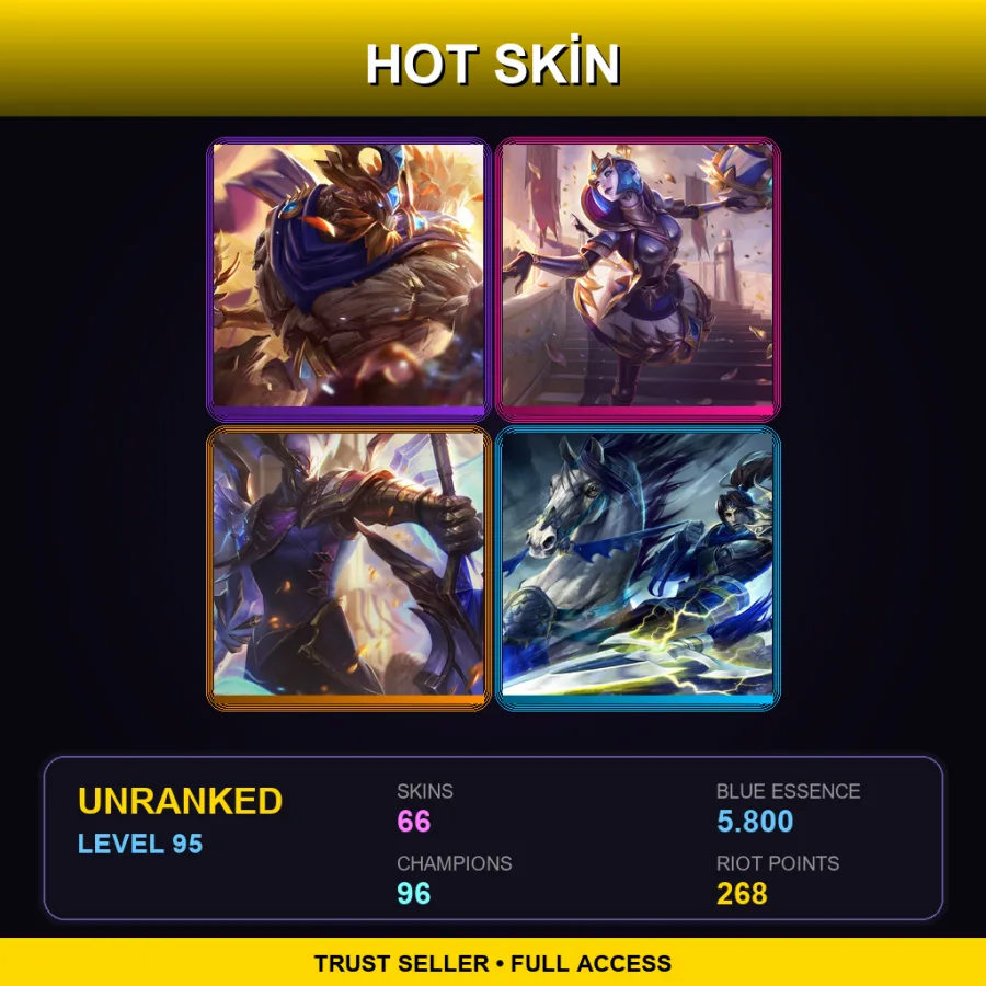 EUW | Lv95 | Unranked | 66 Skin | 96 Champ with Miss Fortune
