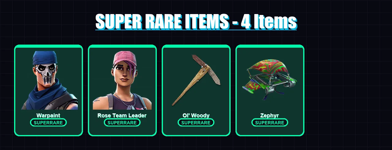 [PS4/PS5/XBOX/PC] | Warpaint | Rose Team Leader | Ragnarok | Criterion | Drift | 29 skin | 22 pickaxe | 20 emote | 25 glider | Lv110 — Fortnite account