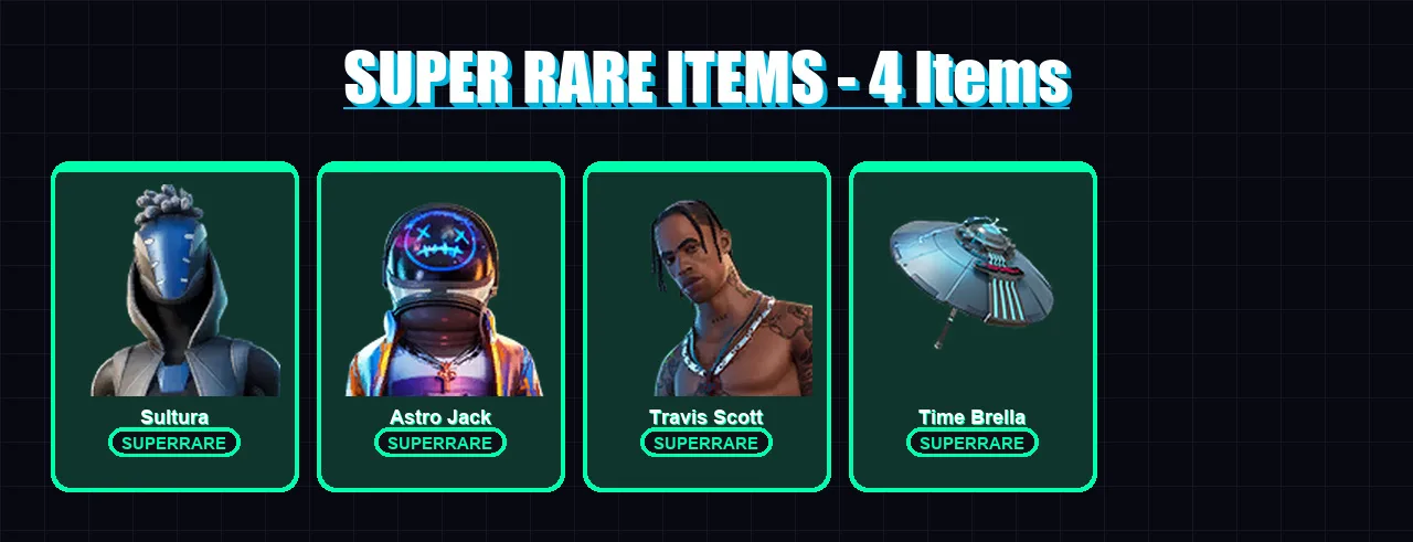 [PS4/PS5/PC] | Sultura | Astro Jack | Travis Scott | Nezumi | Mandalorian | 93 skin | 128 pickaxe | 106 emote | 112 glider | Lv1638