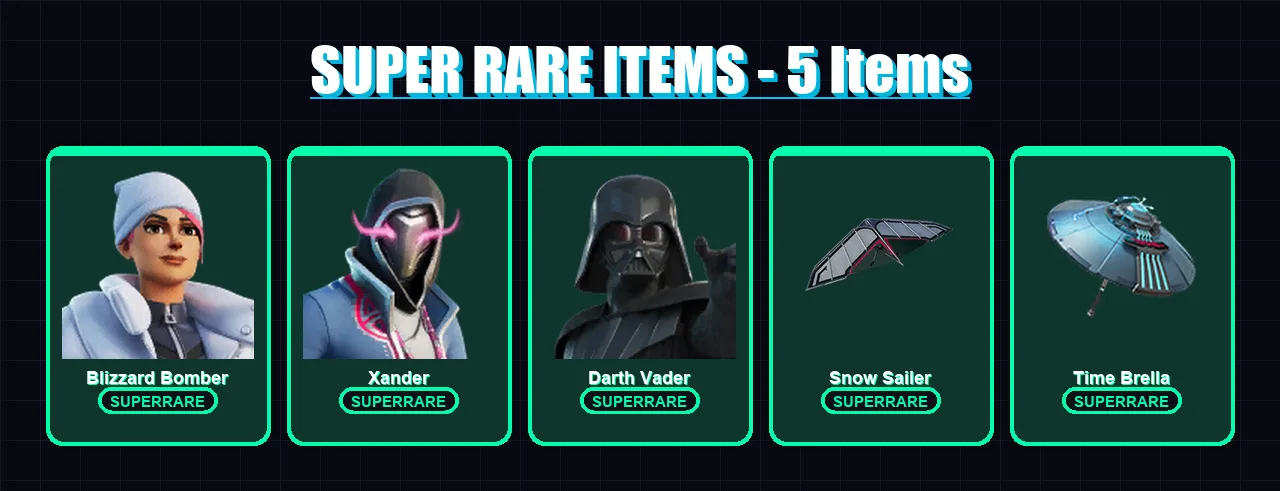 [PS4/PS5/XBOX/PC] | Blizzard Bomber | Xander | Darth Vader | Menace | Spectra Knight | 64 skin | 71 pickaxe | 67 emote | 66 glider | Lv825