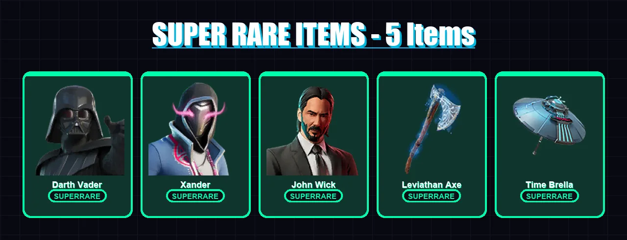 [PC/PSN] | Darth Vader | Xander | John Wick | Spectra Knight | Malik | 46 skin | 49 pickaxe | 29 emote | 41 glider | Lv602