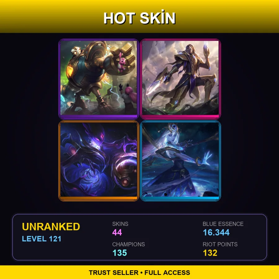 EUW | Lv121 | Unranked | 44 Skin | 135 Champ — Odyssey Kayn