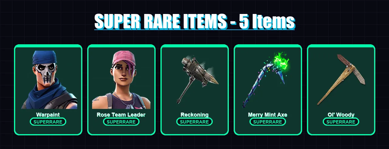 [PC/XBOX/PSN] | Warpaint | Rose Team Leader | Enforcer | Lynx | Drift | 36 skin | 42 pickaxe | 34 emote | 41 glider | Lv431