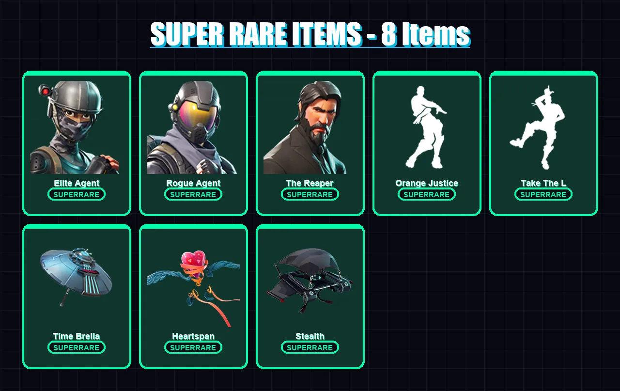 [PS4/PS5/XBOX/PC] | Elite Agent | Rogue Agent | The Reaper | The Visitor | Carbide | 23 skin | 14 pickaxe | 23 emote | 24 glider | Lv391 — Fortnite account