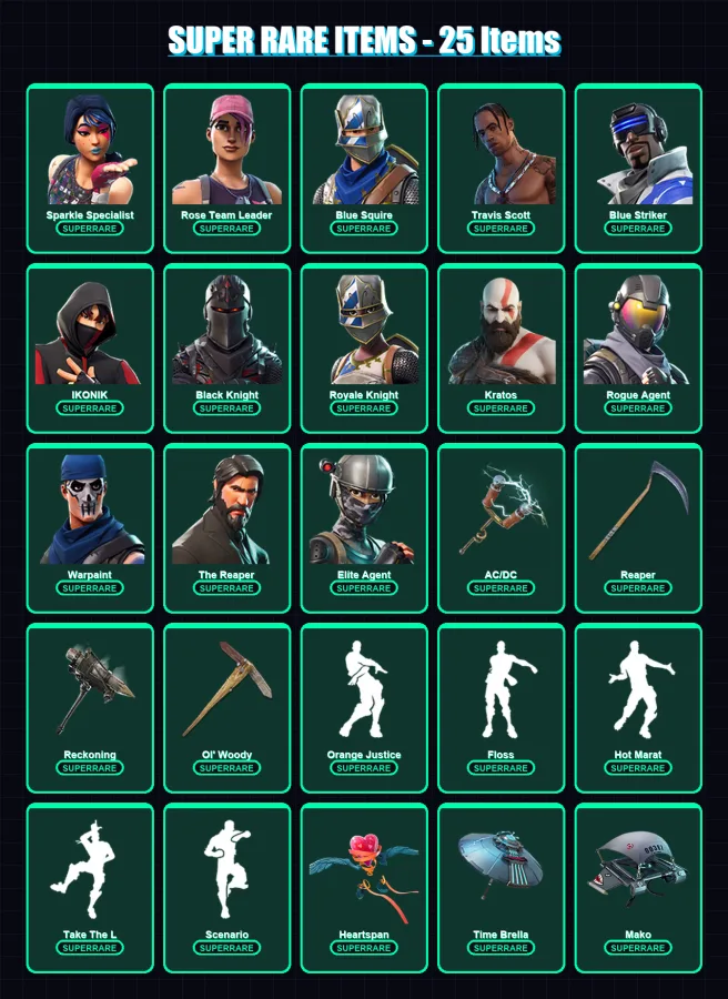 [PC/XBOX] | Sparkle Specialist | Rose Team Leader | Blue Squire | 228 skin | Lv2864