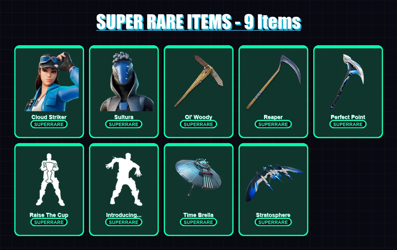 [PC/XBOX/PSN] | Ghoul Trooper | Lara Croft | Galaxia | Cloud Striker | Sultura | 108 skin | 134 pickaxe | 92 emote | 98 glider | Lv1449