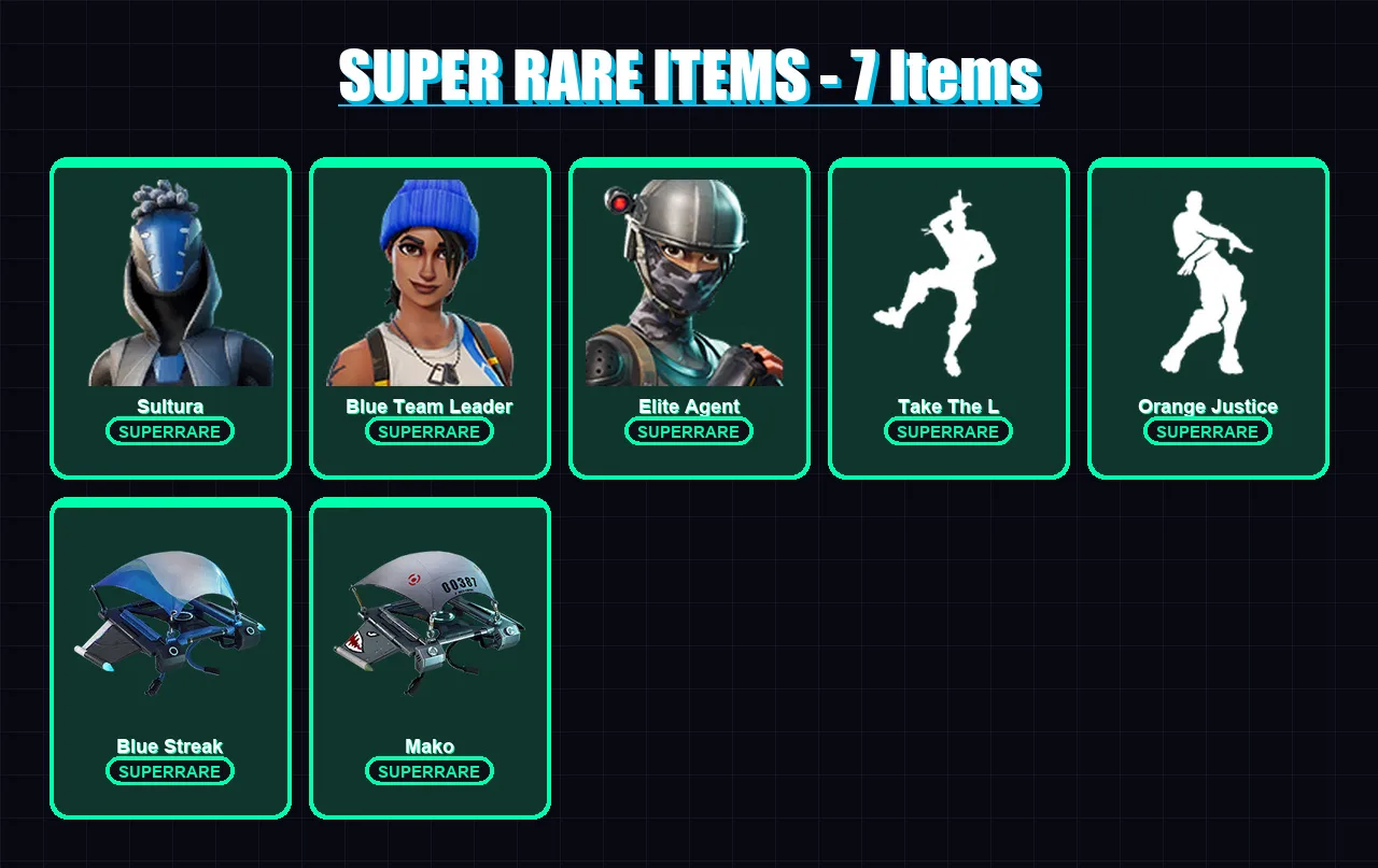 [PS4/PS5/XBOX/PC] | Sultura | Blue Team Leader | Elite Agent | Drift | Carbide | 28 skin | 25 pickaxe | 32 emote | 29 glider | Lv410 — Game account