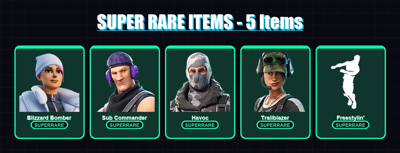 [PS4/PS5/XBOX/PC] | Blizzard Bomber | Sub Commander | Havoc | Trailblazer | Peter Griffin | 89 skin | 92 pickaxe | 61 emote | 47 glider | Lv409