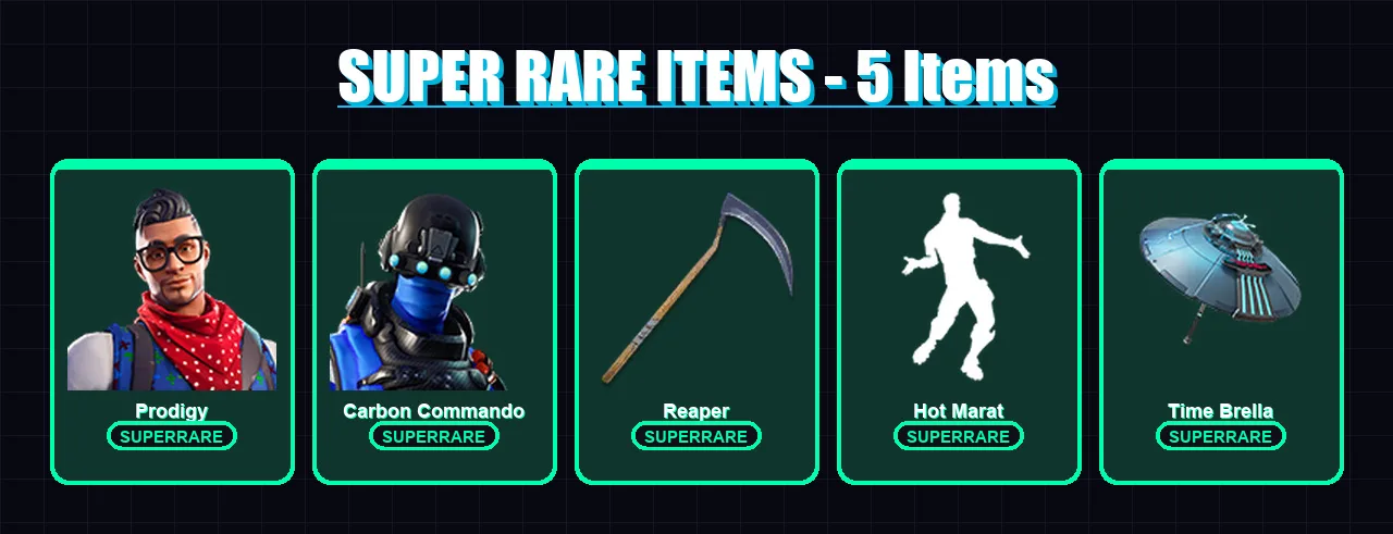 [PC/XBOX] | Prodigy | Carbon Commando | Blackheart | Hybrid | Luxe | 46 skin | 73 pickaxe | 70 emote | 69 glider | Lv1102