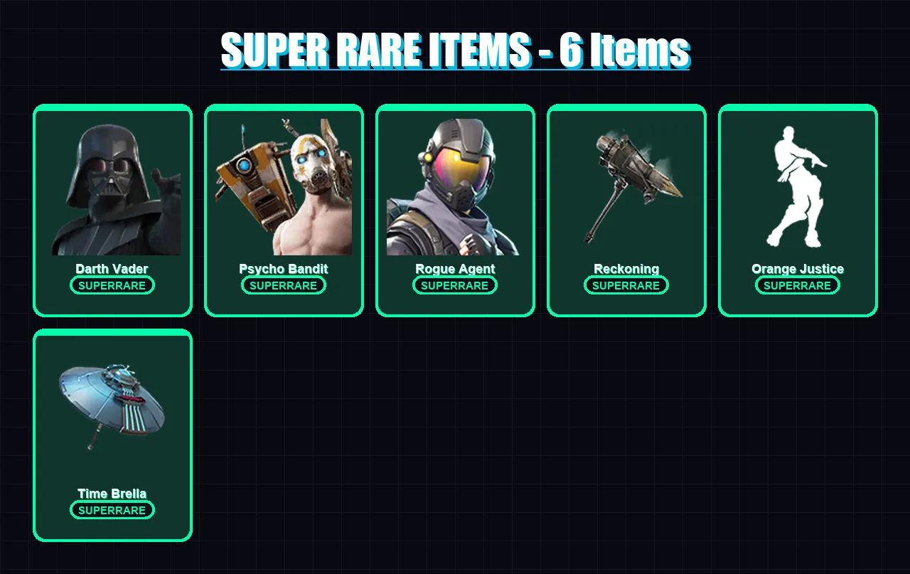 [PC/XBOX] | Darth Vader | Psycho Bandit | Rogue Agent | Vendetta | Era | 148 skin | 157 pickaxe | 128 emote | 136 glider | Lv1826