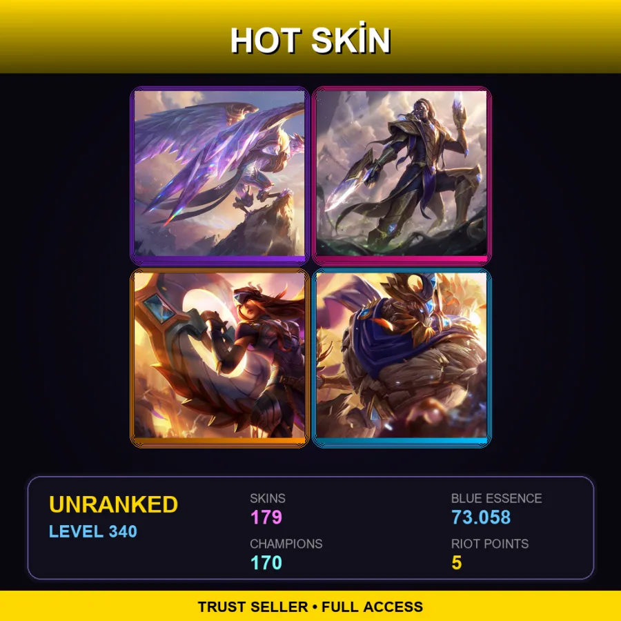 VN | Lv340 | Unranked | 179 Skin | 170 Champ — Program Leblanc