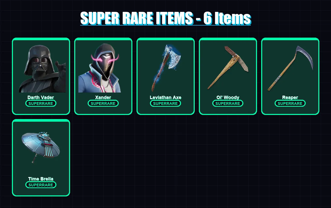 [PS4/PS5/XBOX/PC] | Darth Vader | Xander | Menace | Raz | Joey | 121 skin | 158 pickaxe | 94 emote | 137 glider | Lv2582 — Fortnite account