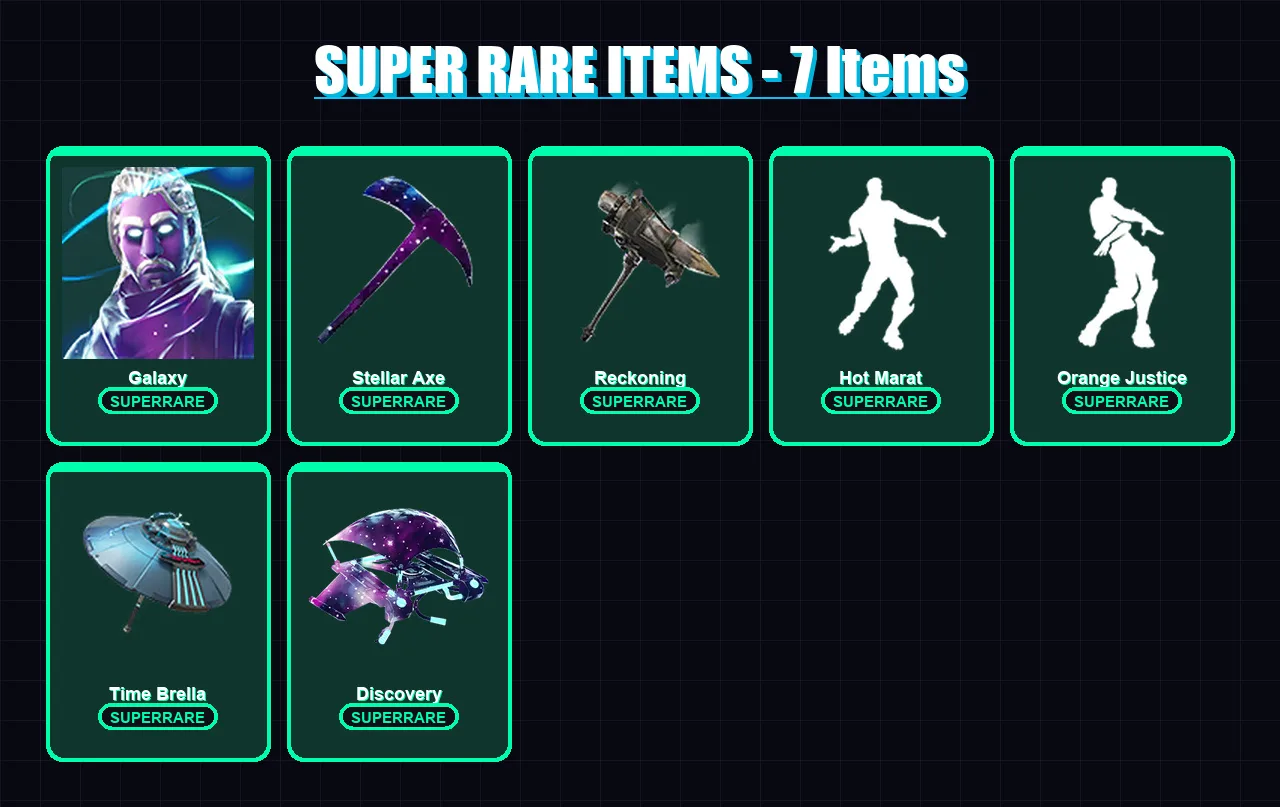 [PS4/PS5/PC] | Galaxy | Blackheart | Zenith | Hybrid | Snap | 50 skin | 58 pickaxe | 46 emote | 66 glider | Lv613