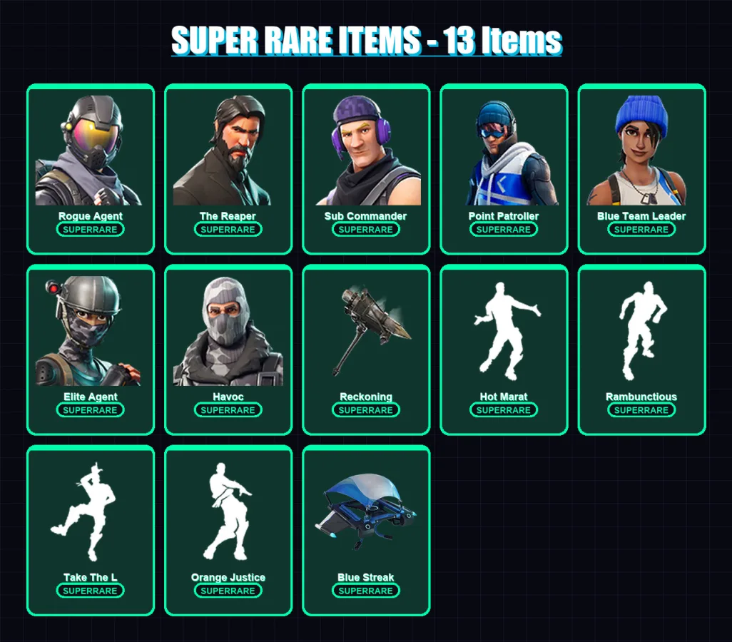[PS4/PS5/XBOX/PC] | Rogue Agent | The Reaper | Sub Commander | 126 skin | Lv1556