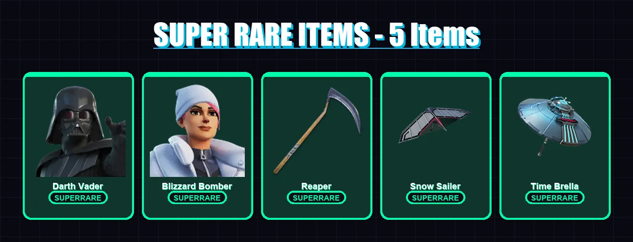 [PS4/PS5/XBOX/PC] | Darth Vader | Blizzard Bomber | Nezumi | Malik | Snap | 138 skin | 176 pickaxe | 99 emote | 112 glider | Lv2242