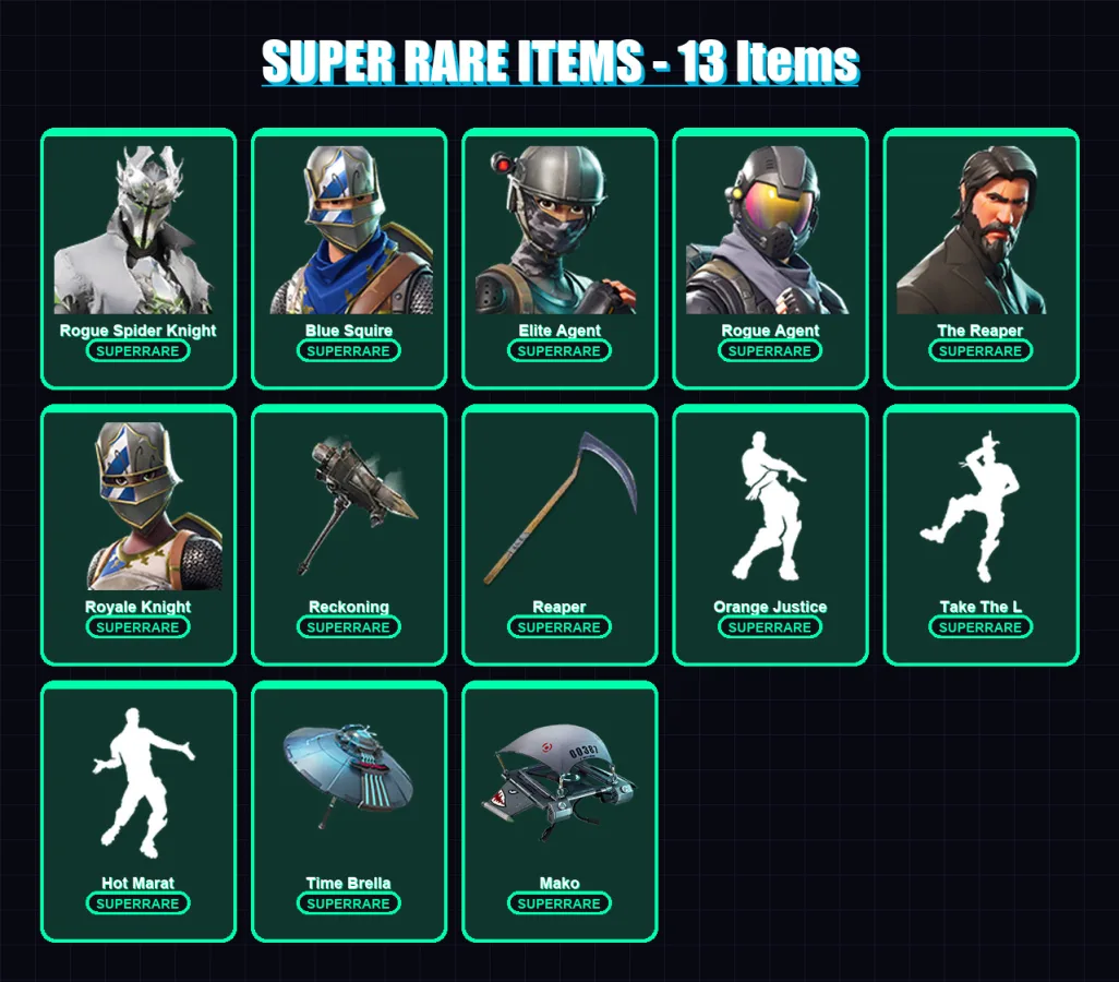 [SWITCH/PSN/PC] | Rogue Spider Knight | Blue Squire | Elite Agent | 236 skin | Lv3165