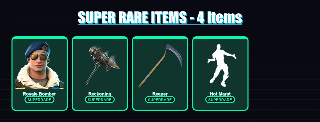 [PC/XBOX/PSN] | Royale Bomber | A.I.M. | Blackheart | Hybrid | Calamity | 17 skin | 18 pickaxe | 24 emote | 26 glider | Lv359 — Fortnite account
