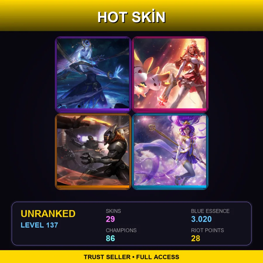 VN | Lv137 | Unranked | 29 Skin | 86 Champ — Panda Teemo