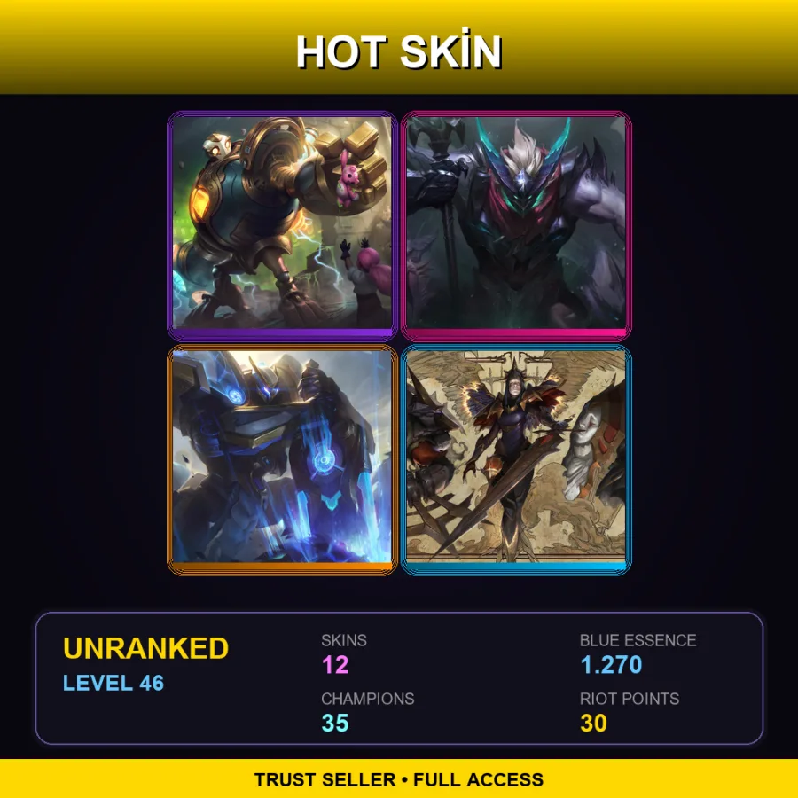 EUNE | Lv46 | Unranked | 12 Skin | 35 Champ — Sashimi Akali