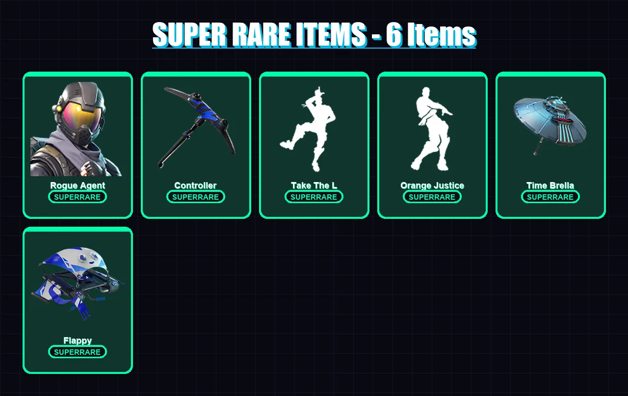 [SWITCH/XBOX/PSN/PC] | Rogue Agent | Dark Voyager | Fade | Fusion | Drift | 28 skin | 33 pickaxe | 45 emote | 39 glider | Lv693