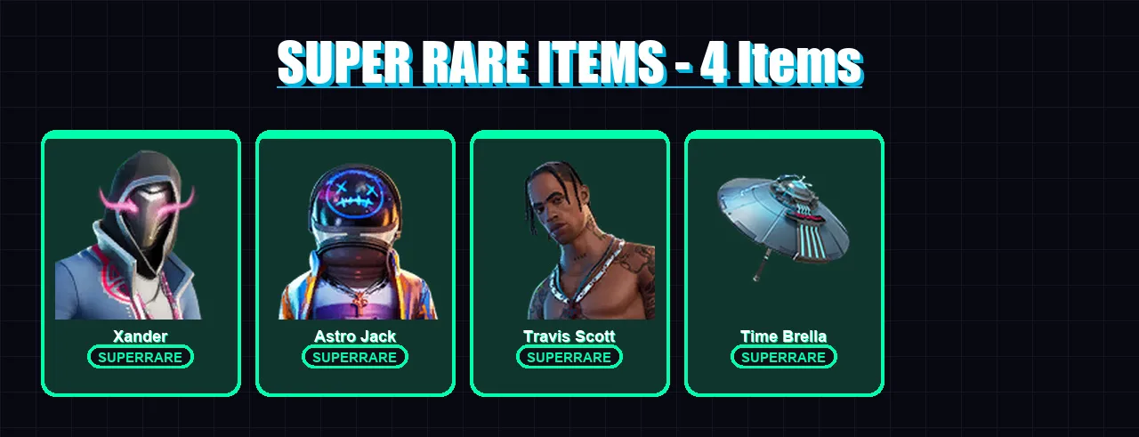 [PC/XBOX/PSN] | Xander | Astro Jack | Travis Scott | Blackheart | Sentinel | 52 skin | 50 pickaxe | 54 emote | 57 glider | Lv651