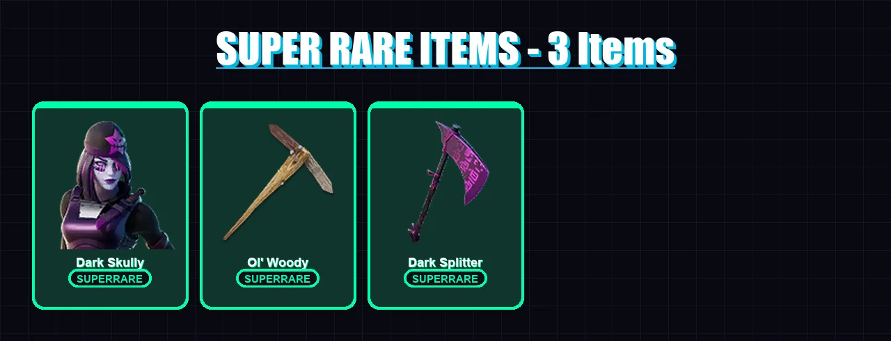 [PC/XBOX/PSN] | Dark Skully | Midas | Predator | Mandalorian | Power Chord | 20 skin | 25 pickaxe | 19 emote | 26 glider | Lv283 — Fortnite account