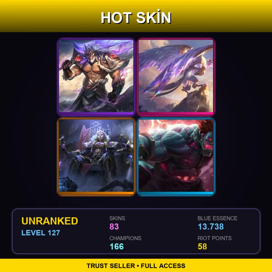 SG | Lv127 | Unranked | 83 Skin | 166 Champ — Skt T1 Nami