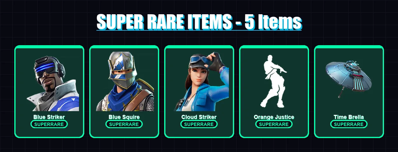 [PS4/PS5/XBOX/PC] | Blue Striker | Blue Squire | Cloud Striker | Carbide | Battlehawk | 10 skin | 19 pickaxe | 26 emote | 23 glider | Lv470