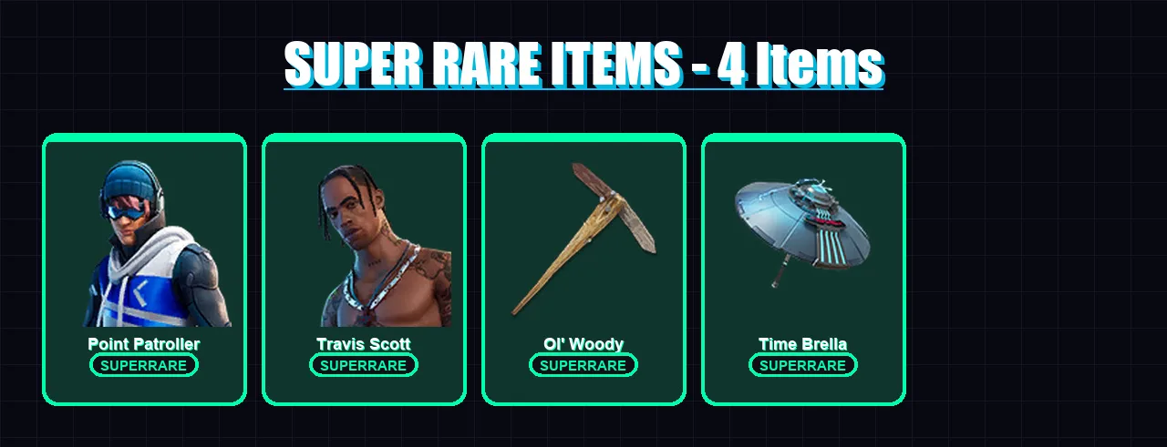 [PS4/PS5/XBOX/PC] | Point Patroller | Travis Scott | Fade | Midas | Gear Specialist Maya | 29 skin | 41 pickaxe | 29 emote | 40 glider | Lv602 — Fortnite account