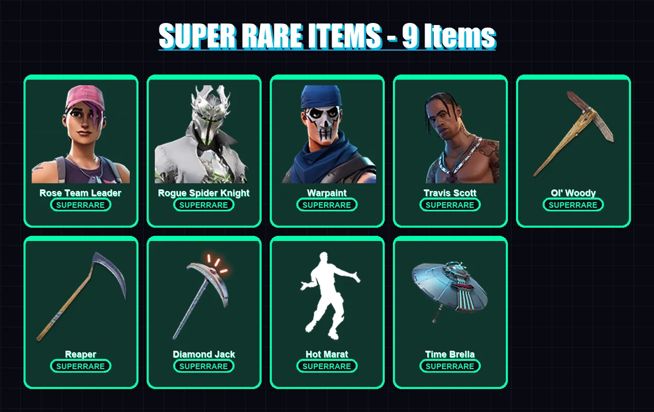 [PC/XBOX/PSN] | Rose Team Leader | Rogue Spider Knight | Warpaint | 130 skin | Lv2526