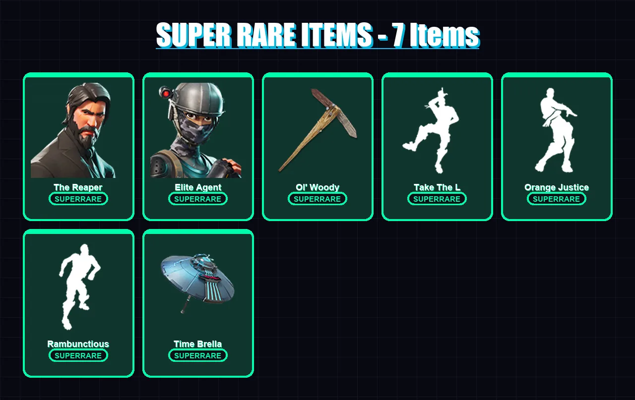 [PC/XBOX] | The Reaper | Elite Agent | Omegarok | Blaze | Nezumi | 78 skin | 85 pickaxe | 72 emote | 67 glider | Lv1119