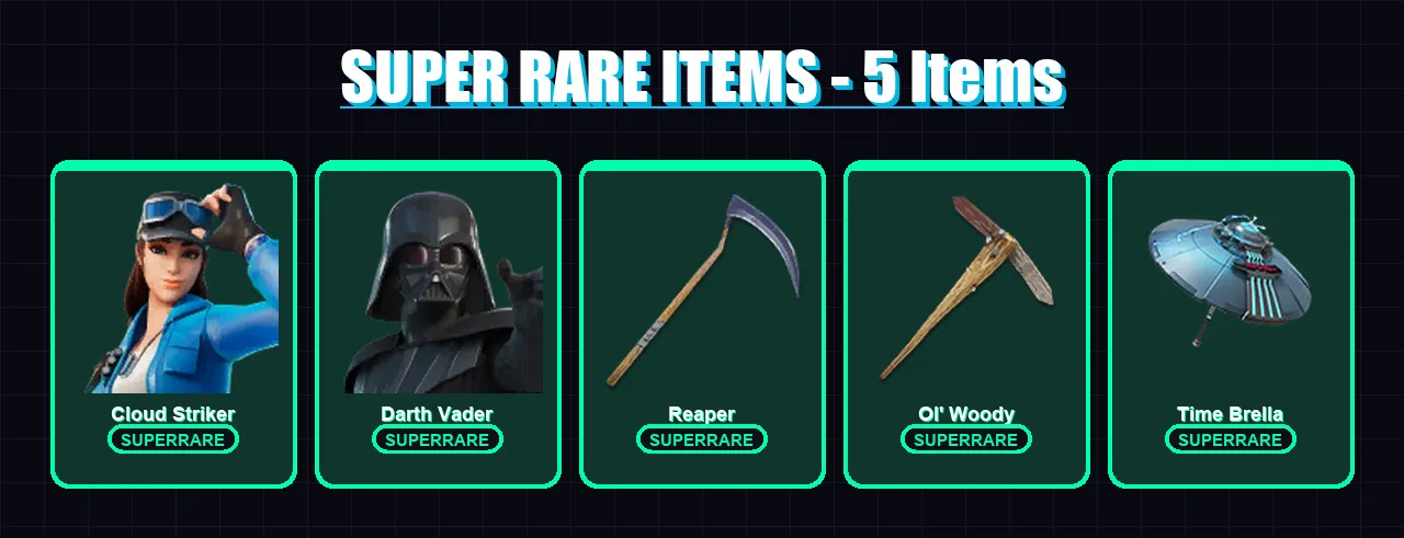 [PC/XBOX] | Cloud Striker | Darth Vader | Mandalorian | Snap | Predator | 92 skin | 144 pickaxe | 106 emote | 124 glider | Lv1986
