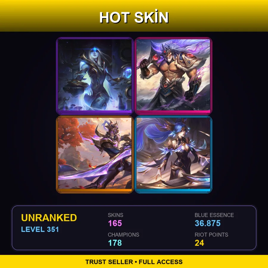 VN | Lv351 | Unranked | 165 Skin | 178 Champ — King Viego