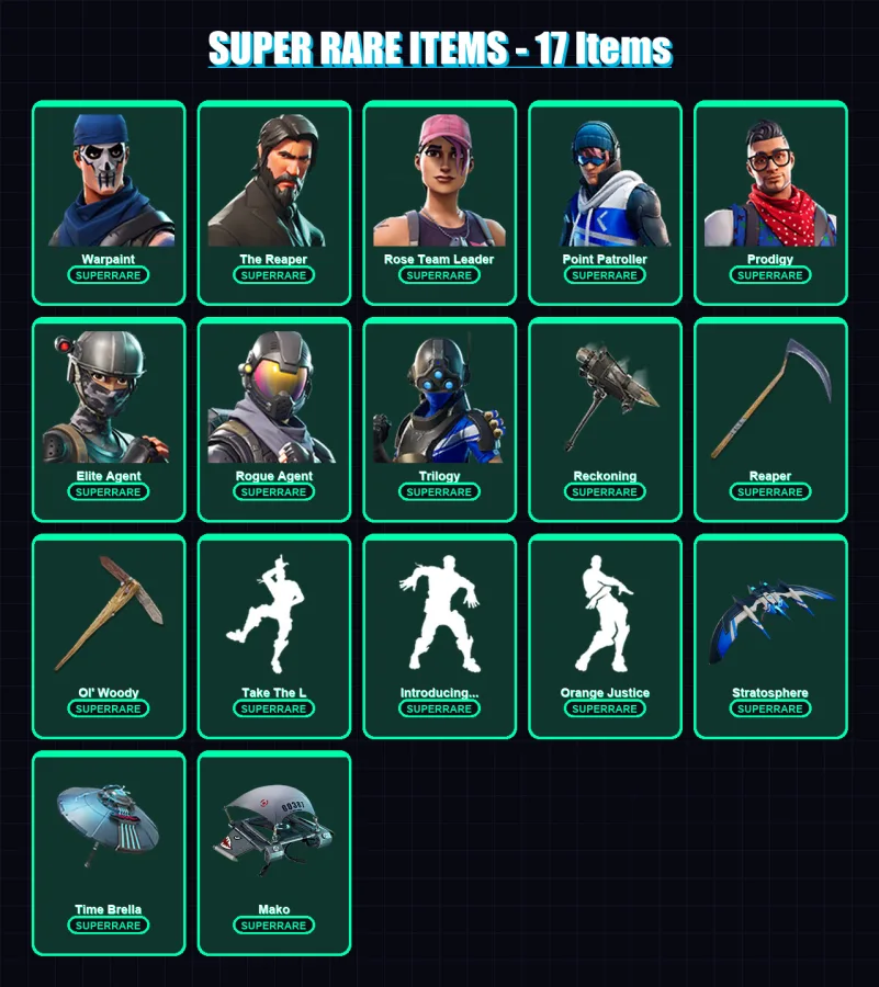 [PC/XBOX/PSN] | Warpaint | The Reaper | Aerial Assault Trooper (OG) | 180 skin | Lv1943