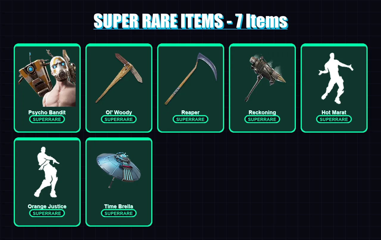 [PC/PSN] | Psycho Bandit | Hybrid | Fallen Love Ranger | Nezumi | Omegarok | 300 skin | 317 pickaxe | 219 emote | 212 glider | Lv3132