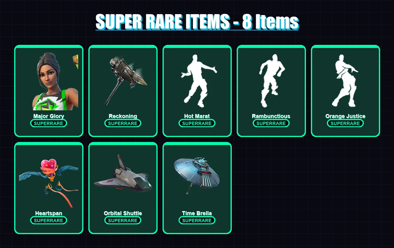 [SWITCH/XBOX/PSN/PC] | Major Glory | Predator | Fade | A.I.M. | Battle Hound | 97 skin | 100 pickaxe | 150 emote | 92 glider | Lv1407