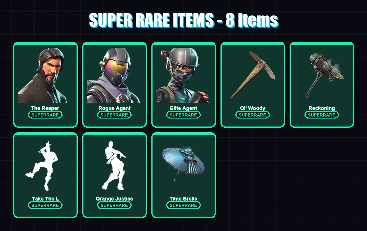 [PC/PSN] | The Reaper | Rogue Agent | Elite Agent | Dark Voyager | Valor | 32 skin | 34 pickaxe | 39 emote | 34 glider | Lv571