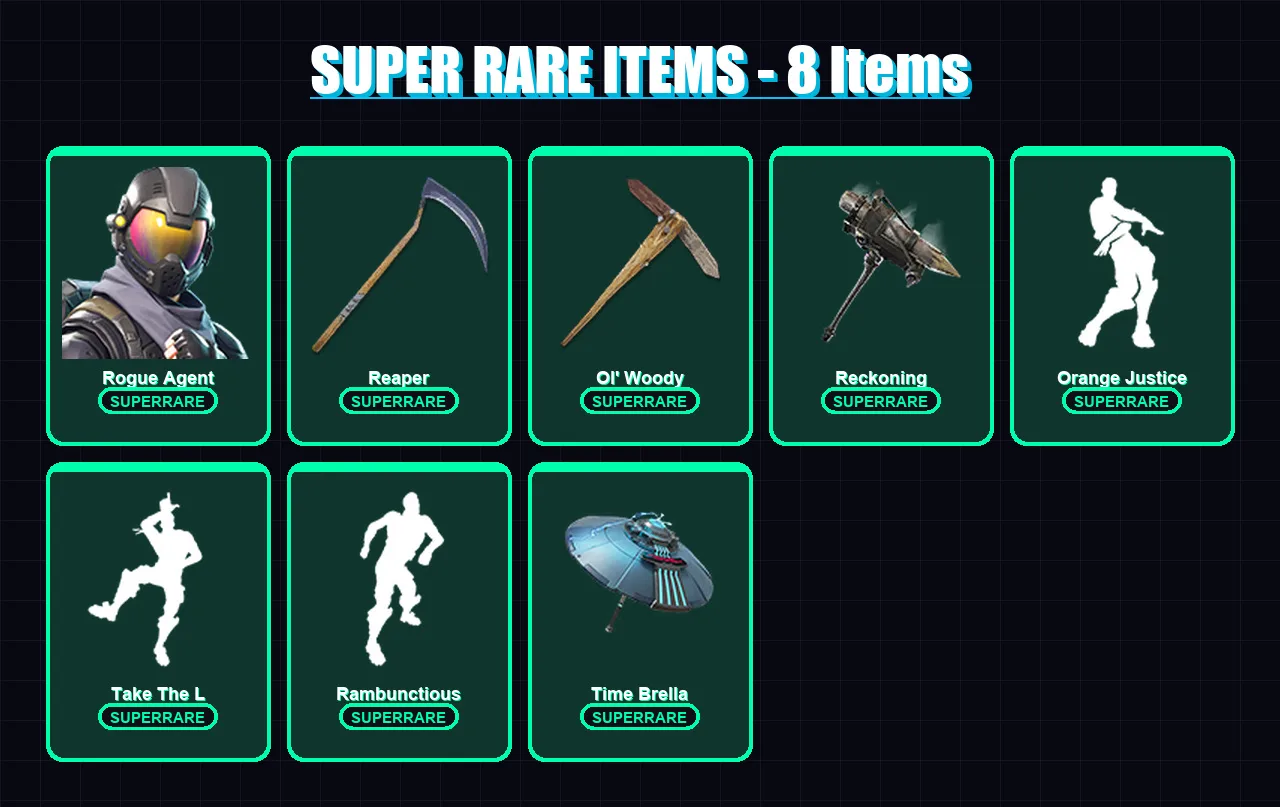 [PC/PSN] | Rogue Agent | Omen | Wukong | Midas | Eternal Knight | 193 skin | 202 pickaxe | 179 emote | 167 glider | Lv2681