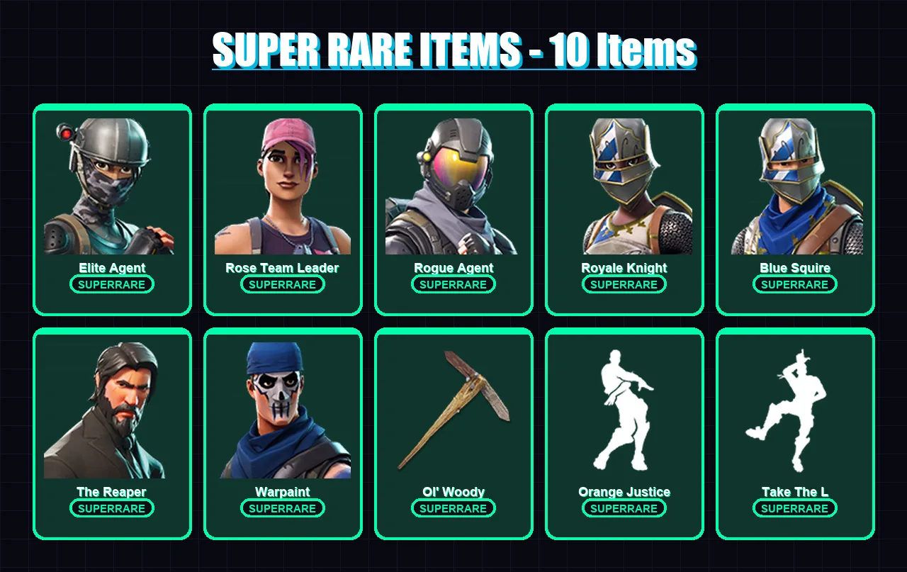 [PC/PSN] | Elite Agent | Rose Team Leader | Rogue Agent | Royale Knight | Blue Squire | 68 skin | 64 pickaxe | 49 emote | 41 glider | Lv432
